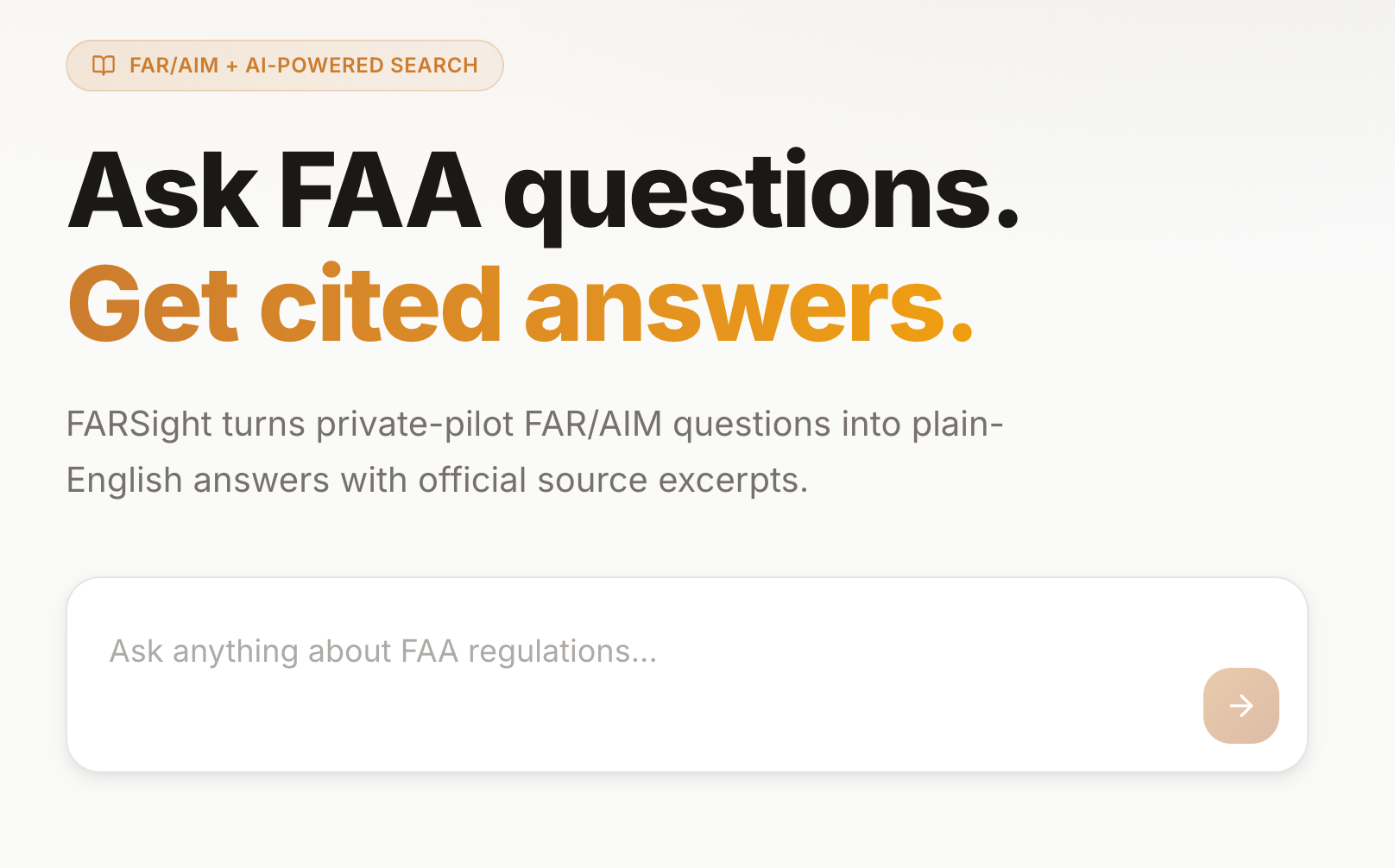 FARSight app interface